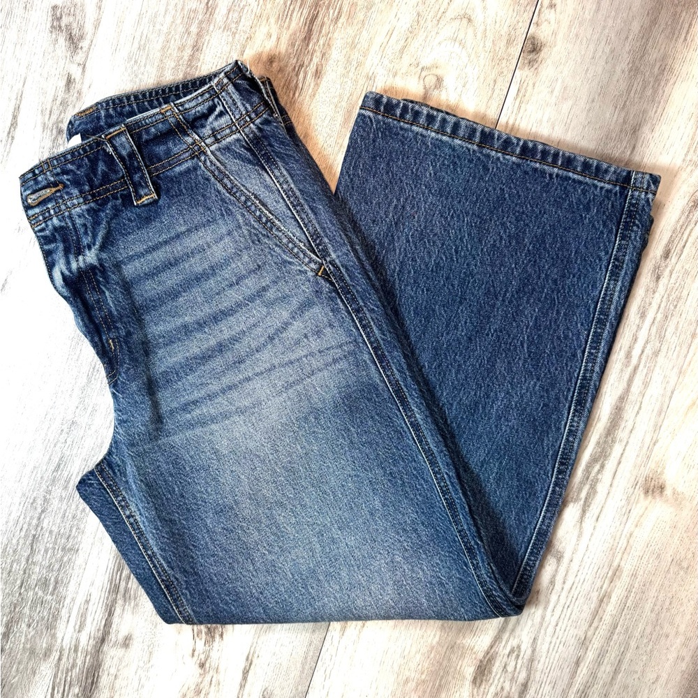 Women’s KanCan cropped wide leg Denim Jeans *like new*